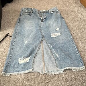 Denim skirt